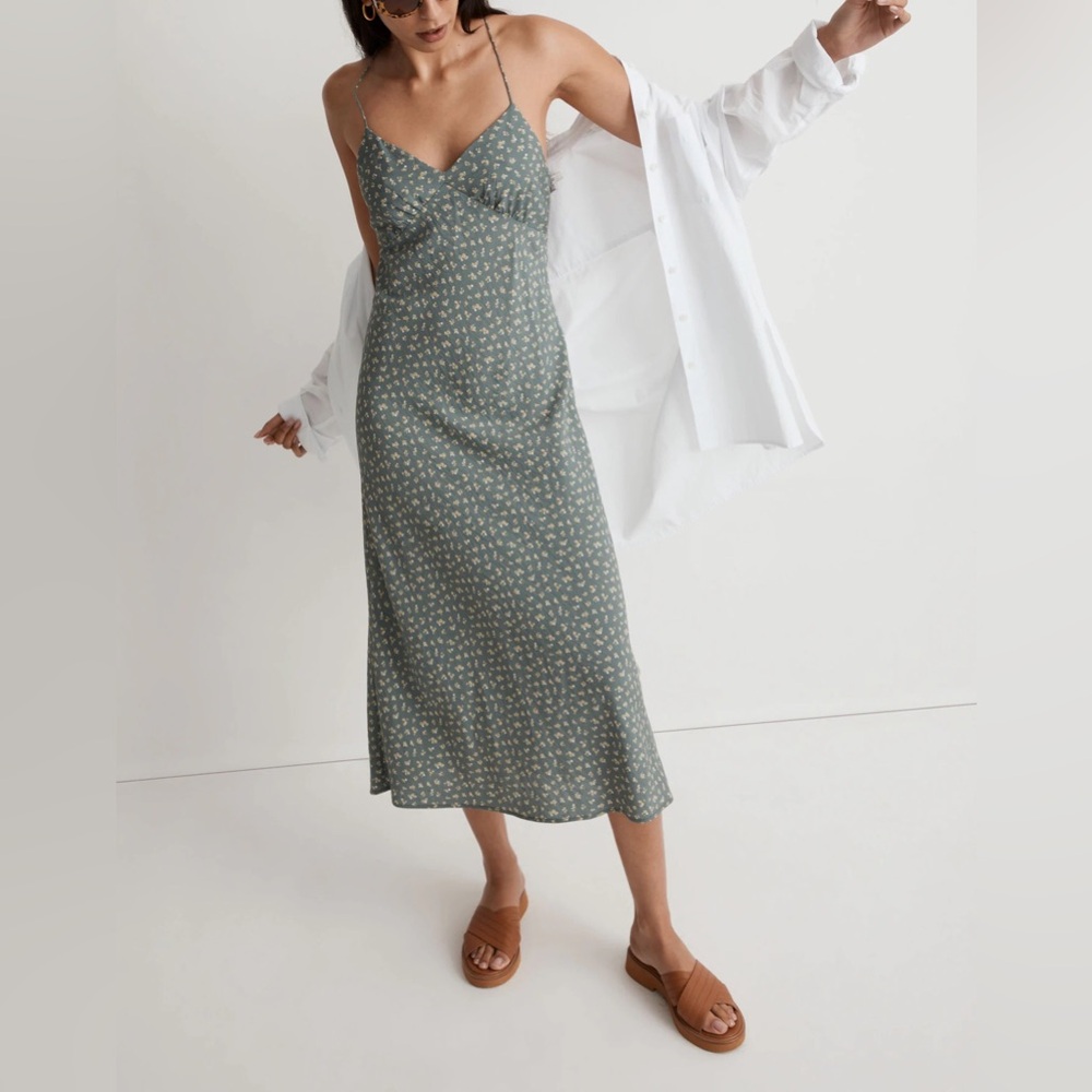 Madewell Layton Midi Slip Dress